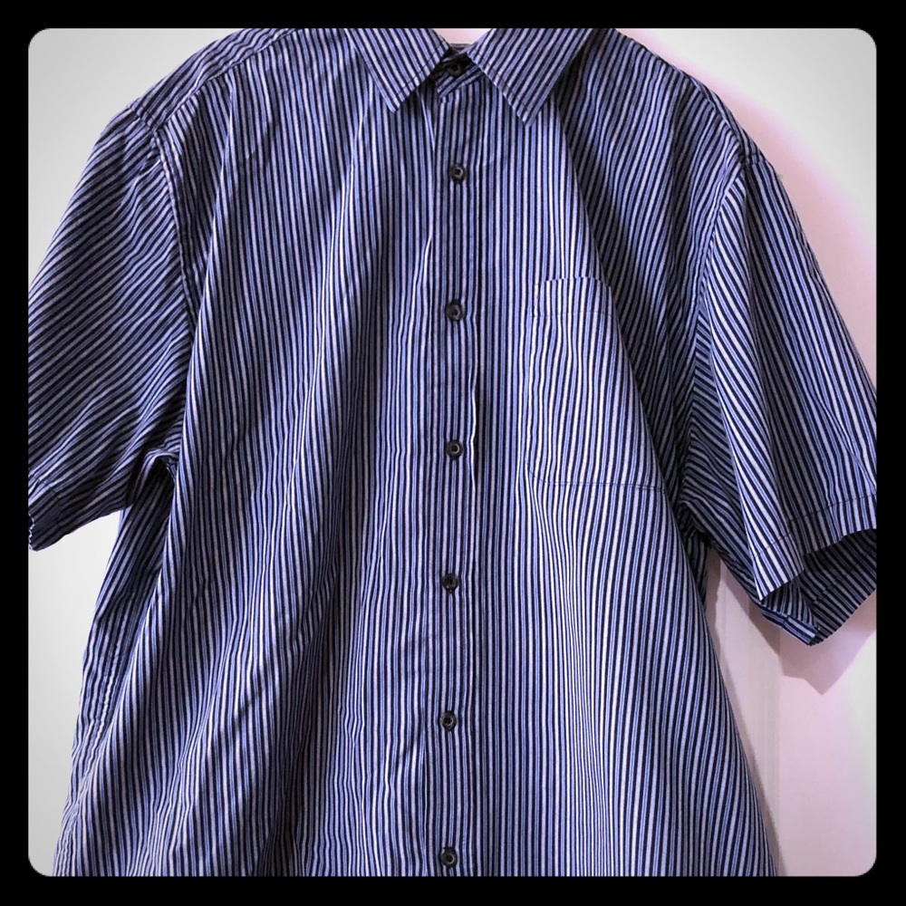 Striped button down shirt
